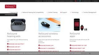 Hearing aid product support - ReSoundPro.com