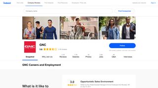 GNC Careers and Employment | Indeed.com