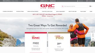 myGNC Rewards | The Free New Way To Be Rewarded ... - GNC.com