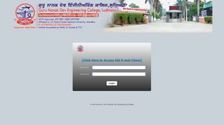 E-mail Service: Guru Nanak Dev Engineering College :: Welcome to E ...
