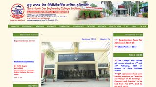 Guru Nanak Dev Engineering College, Ludhiana |