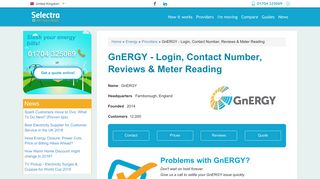 GnERGY - Login, Contact Number, Reviews & Meter Reading | Selectra