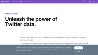 Enterprise data — Twitter Developers