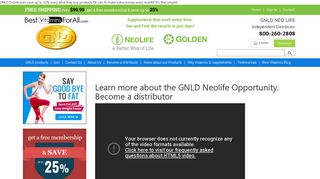 GNLD Neolife Distributors: Buy products here or sign up & save