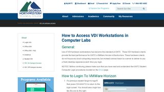 How to Access VDI Workstations in Computer Labs | Georgia ...