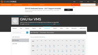 GNU for VMS / List gnv-develop Archives - SourceForge