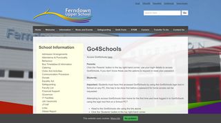 Go4Schools - Ferndown Upper School