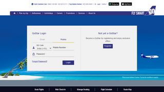 GoAir | Airline Tickets and Fares - Member Login