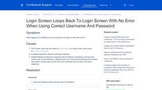 Login Screen Loops Back To Login Screen With No Error When Using ...