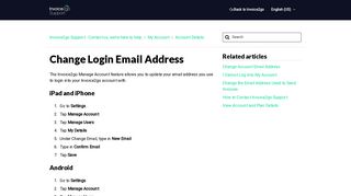 Change Login Email Address – Invoice2go Support - Contact us, we're ...