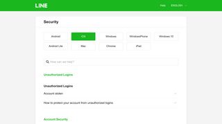 Chat Security - Help Center | LINE