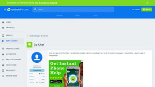 Go Chat - Android Apps & Games | Android Forums