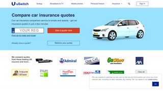 Car Insurance - compare cheap car insurance quotes | uSwitch
