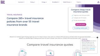 Compare Cheap Holiday & Travel Insurance | MoneySuperMarket