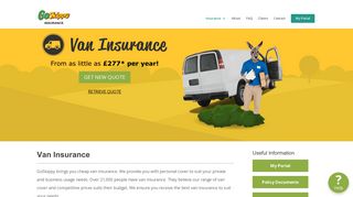 Compare Cheap Van Insurance Quotes from £277 | GoSkippy