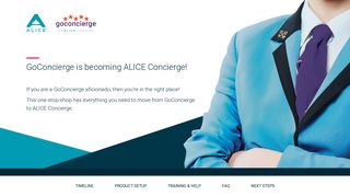 Upgrade from GoConcierge to ALICE Concierge | ALICE