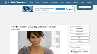 How to Redirect GoDaddy Webmail to Gmail | It Still Works