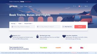 GoEuro: Search & Compare Cheap Buses, Trains & Flights | GoEuro