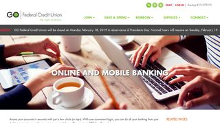 Online Banking - GO Federal Credit Union