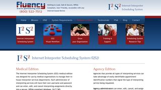 Internet Interpreter Scheduling System (I2S2) - Fluency, Inc.