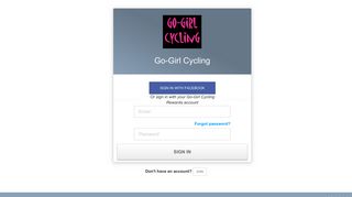 Go-Girl Cycling - Login - Perkville