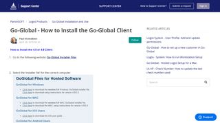 Go-Global - How to Install the Go-Global Client – ParishSOFT