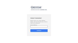 Forgot Password? - Greystar