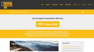 Go Groopie Customer Services - 0871 244 4849 - Contact Numbers UK