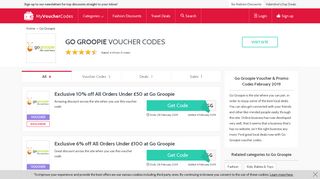 Go Groopie Voucher Codes & Discount Codes - 10% Off | My ...