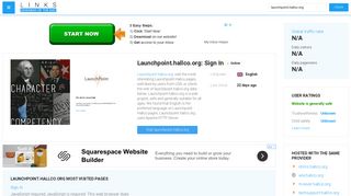 Visit Launchpoint.hallco.org - Sign In.