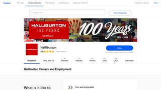 Halliburton Careers and Employment | Indeed.com