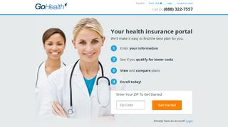 Get Health Insurance Quotes | Find Marketplace ... - GoHealth Insurance