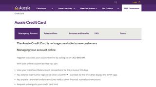 Aussie Credit Cards | Low Interest Credit Cards | Aussie Mastercard