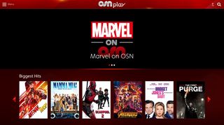 OSN Play - Home Page