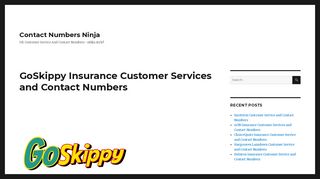 GoSkippy Customer Service Contact Number: 0344 840 6300
