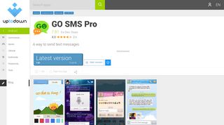 GO SMS Pro 7.81 for Android - Download