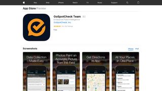 GoSpotCheck Team on the App Store - iTunes - Apple