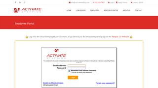Employee Portal - Activate Staffing