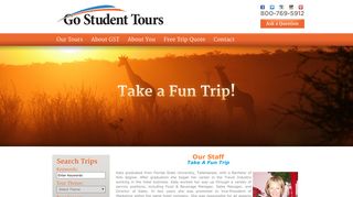 Staff of Go Student Tours