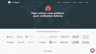 OneSignal: High Volume Mobile and Web Push Notifications
