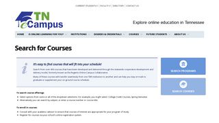 Search for Courses | TN eCampus