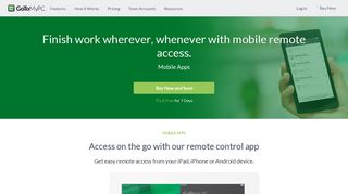 Mobile Remote Access App - Control a Computer from a ... - GoToMyPC