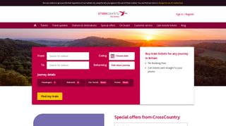 Cheap train tickets & fares - No booking fee | CrossCountry