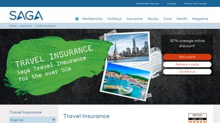 Travel Insurance for Over 50s - Holiday Insurance - Saga