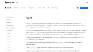 login - Command - Vault by HashiCorp