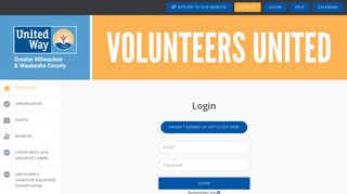 Login | Volunteers United