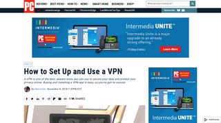 How to Set Up and Use a VPN | PCMag.com
