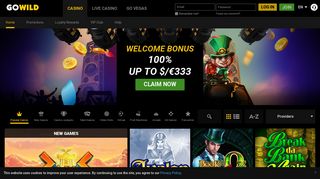 GoWild Casino: Best Online Games + Mobile Slots - $/€333 Welcome ...