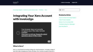 Integrating Your Xero Account with Invoice2go – Invoice2go Support ...