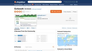 Go4awalk Reviews - 5 Reviews of Go4awalk.com | Sitejabber